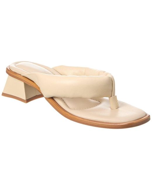 INTENTIONALLY ______ Natural Whitman Leather Sandal
