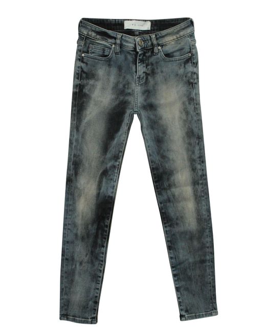IRO Gray Acid-Washed Jeans