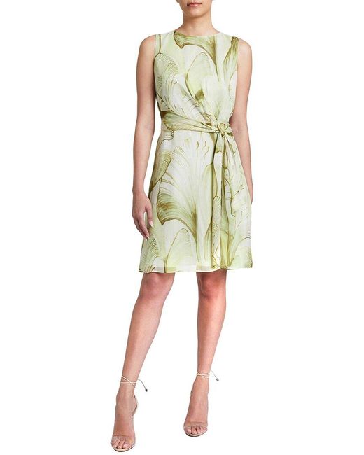 Santorelli Green Nadia Short Dress