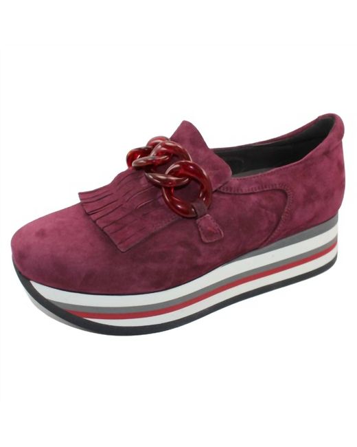 Softwaves Red Adaya Platform Loafer