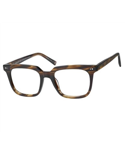 Haggar Metallic H290 Square Eyeglasses for men