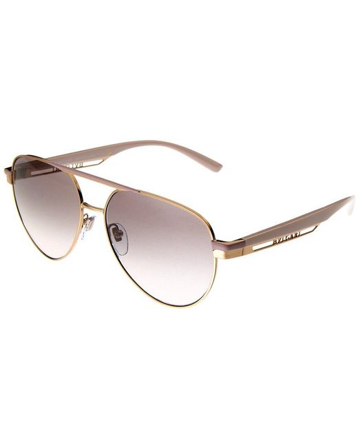 BVLGARI White Bv6189 58mm Sunglasses