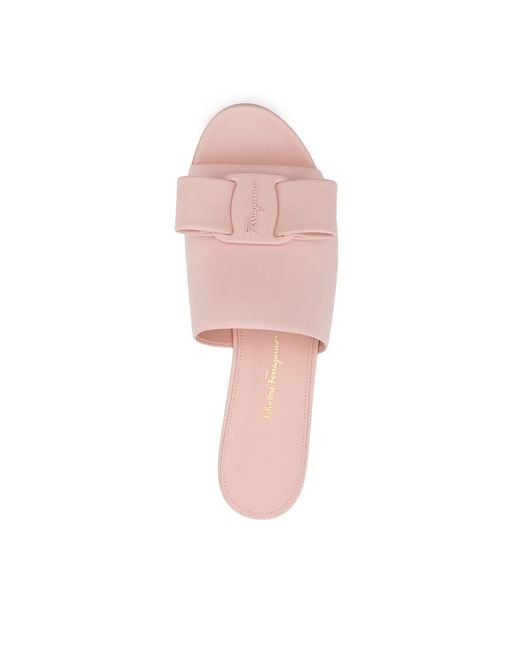 Ferragamo Pink Ferragamo Slide
