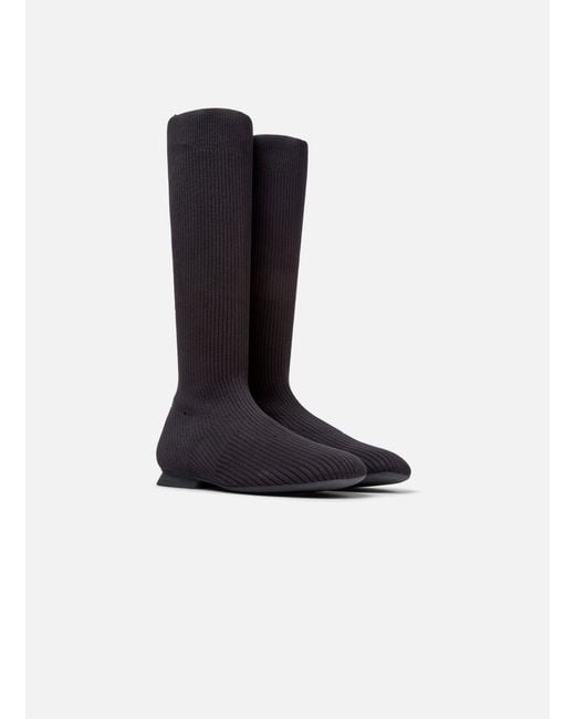 Camper Black Casi Myra Technical Textile High Boot