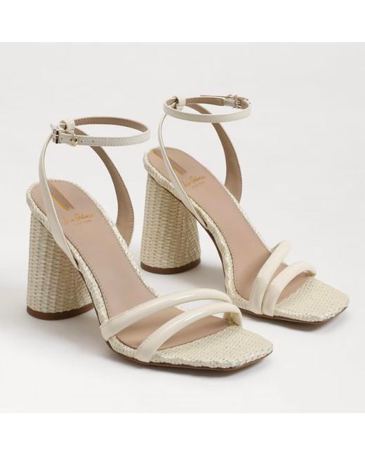 Sam Edelman Natural Kia Sandal Wide Width