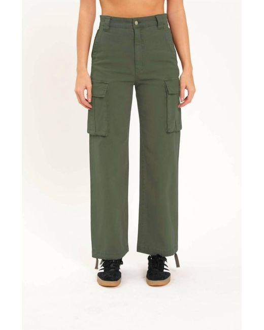 DAZE Green Cadet Cargo Pants