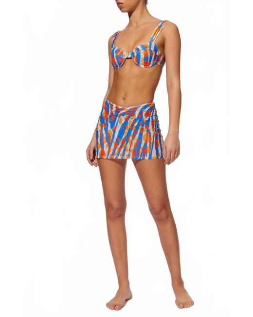 Solid & Striped Blue Lana Skirt