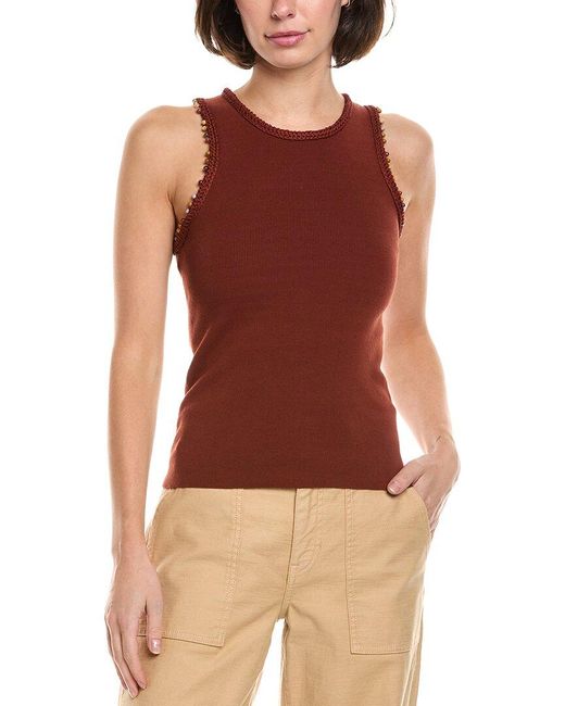 A.L.C. Red Nelly Tank