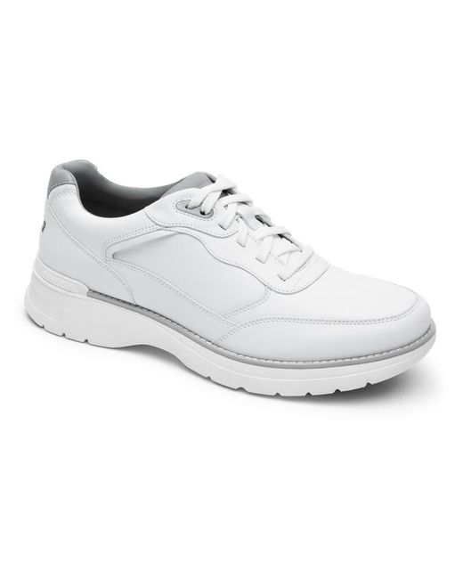 Rockport White Prowalker Next Ubal Leather Lace-up Running & Training Shoes for men