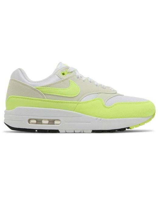 Nike Black Air Max 1 '87 Volt Suede
