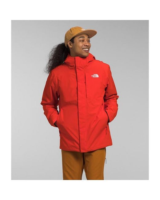 The North Face Red Carto Nf0a5iwiwu5 Fiery Triclimate Hooded Jacket Ncl702 for men