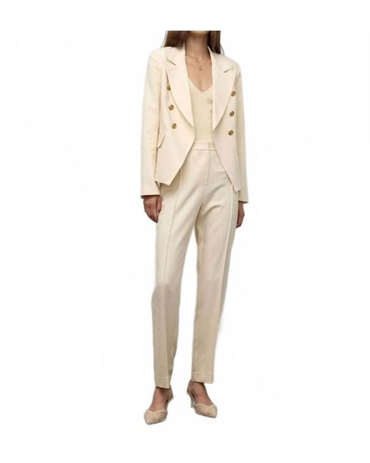 Iris Setlakwe Natural 6 Buttons Jacket