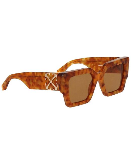 Off-White c/o Virgil Abloh Brown Off-whitetm Catalina 55mm Sunglasses