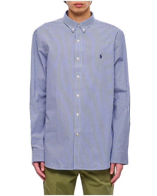 Polo Ralph Lauren Cotton Sport Shirt in Blue for Men | Lyst