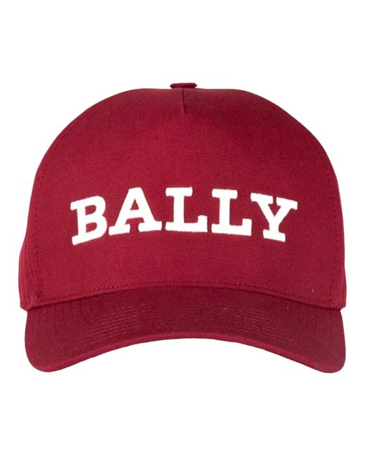 Bally Red 6236399 Embroide Logo Baseball Cap Size 58 for men