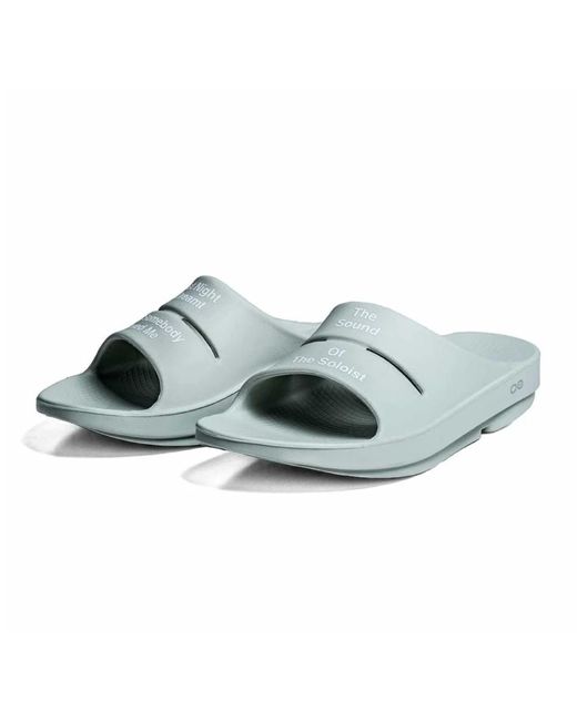 TAKAHIROMIYASHITA The Soloist Blue Slide Sandal for men