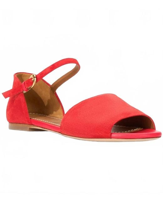 Staud Red Catherine Sandals