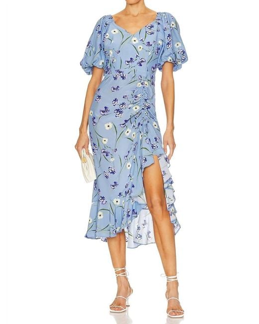 Yumi Kim Blue Lenora Midi Dress