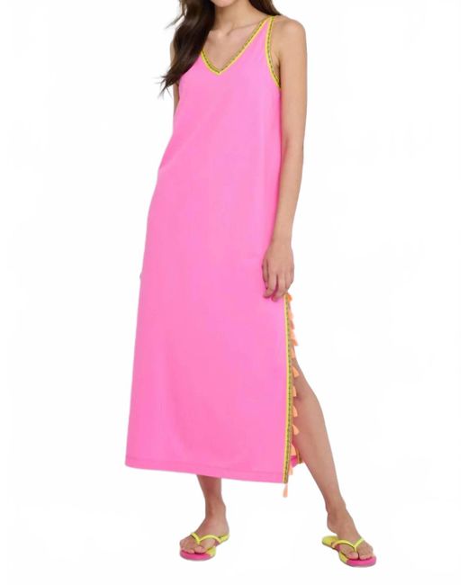 Lisa Todd Pink Tassel Toss Dress