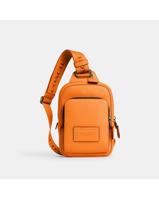 Coach Outlet Orange Track Pack 14