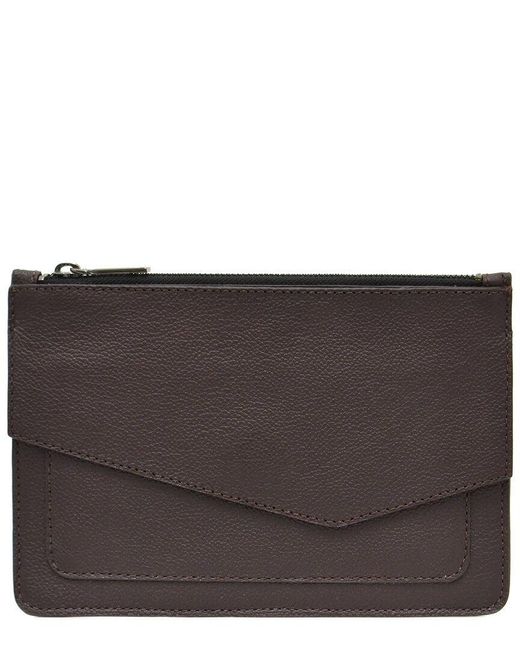 Botkier Brown Cobble Hill Medium Pouch