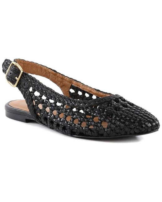 Seychelles Black Avalon Leather Flat