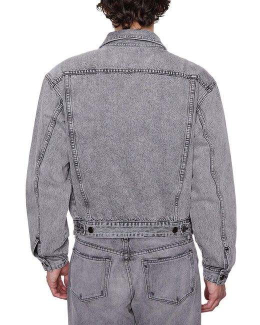 FRAME Weekend Denim Jacket in Blue for 