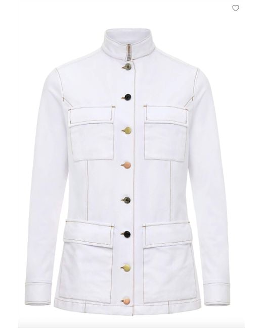 Anatomie White Luvan Utility Jacket