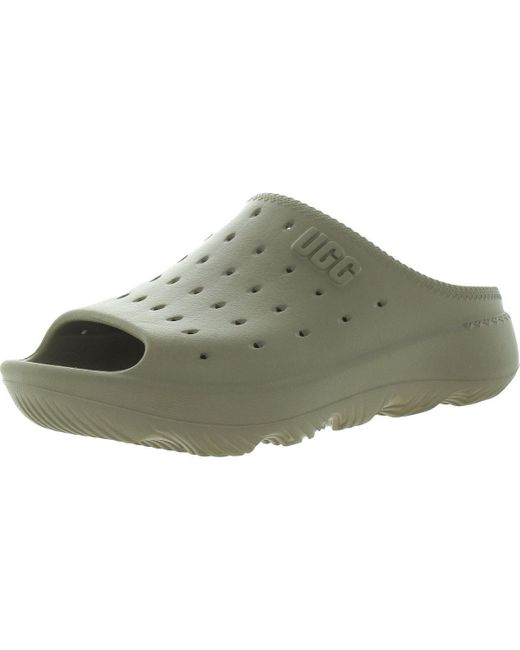 Ugg Green Slide It Perforated Made Slide Sandals for men