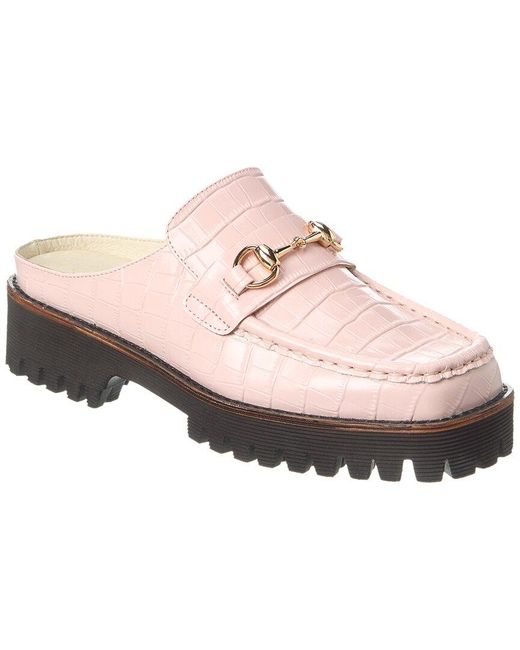 INTENTIONALLY ______ Pink Kowloon Leather Loafer