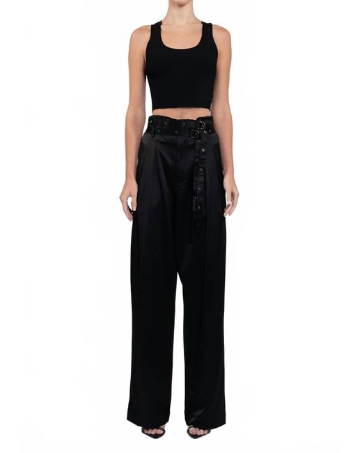 NonChalant Label Black Rhett Pant