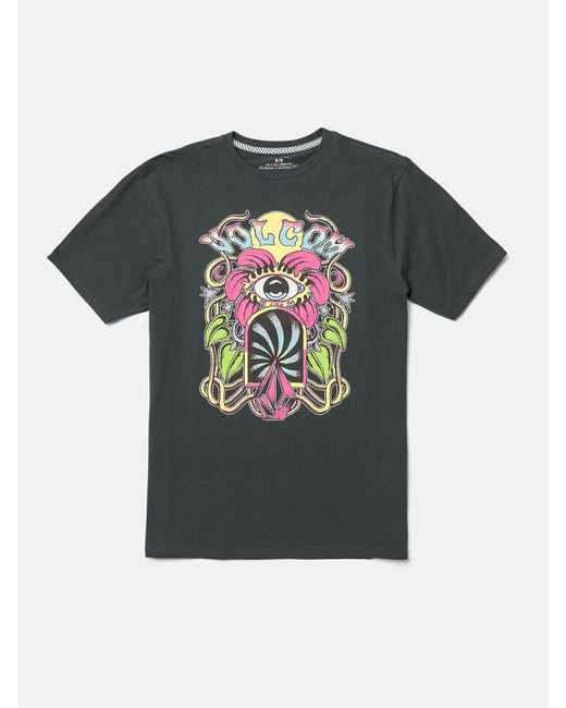 Volcom Multicolor Eye See Yew Short Sleeve Tee - Stealth for men