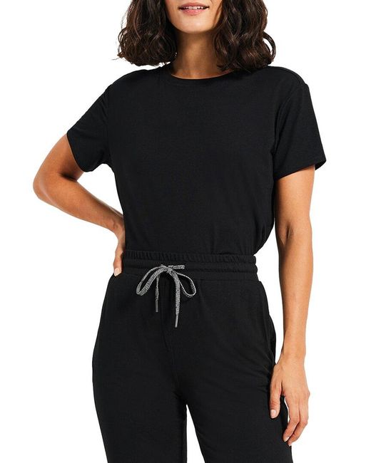 NIC+ZOE Black Brushed Flow Jogger