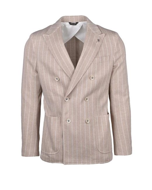 Berry & Brian Gray Polyester/Cotton Jacket for men