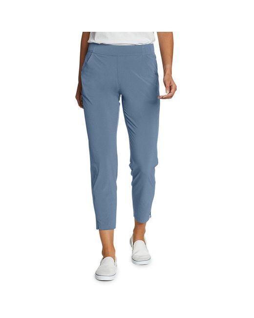 Eddie Bauer Escapelite Slim Ankle Pants in Blue Lyst