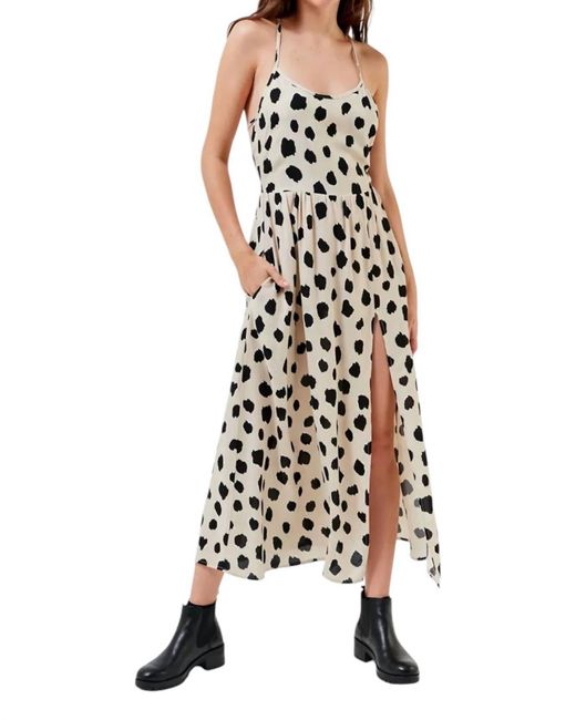 Soft Tides Midi Dress White