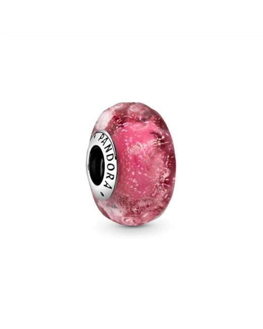 Pandora Pink Rounded Murano Glass Charm