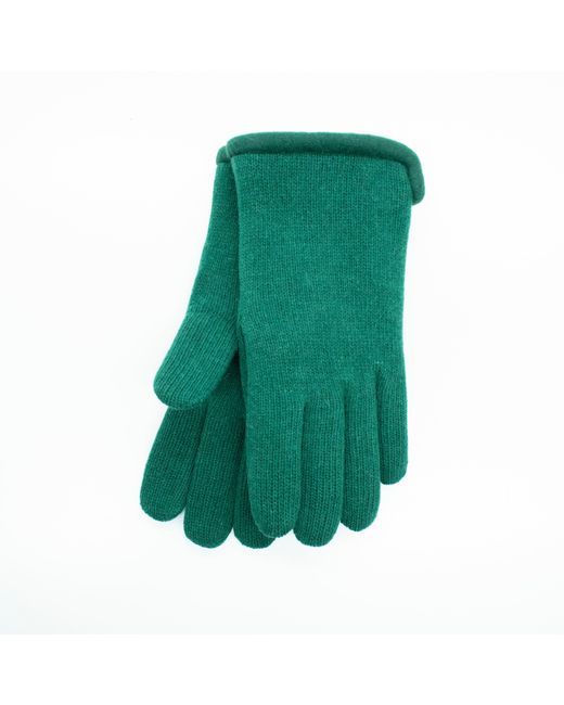 Portolano Green Gloves With Fleece Lining