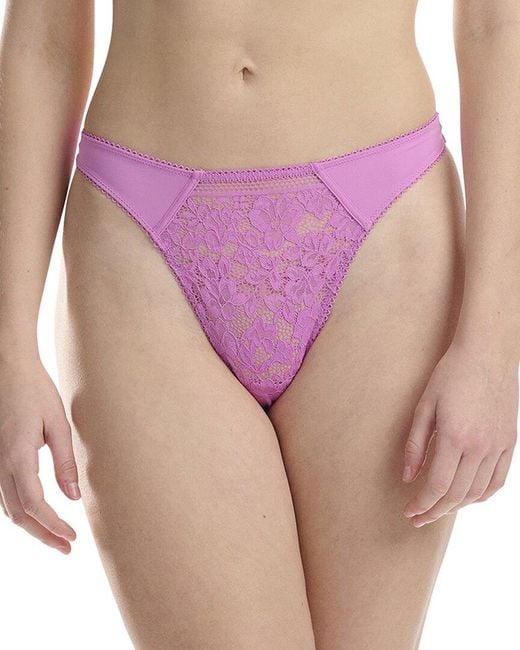 Wolford Pink Straight Laced Thong