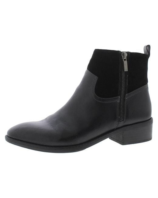 Comfortiva Black Carter Pointed Toe Casual Ankle Boots