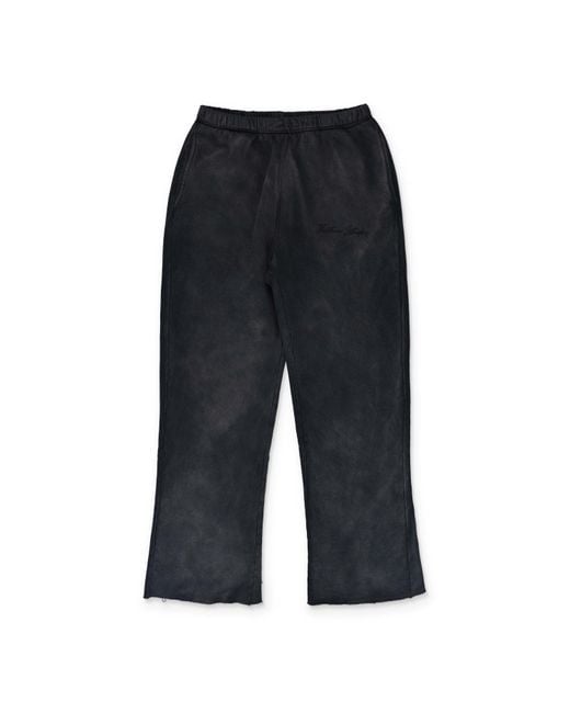 THIRTEENTH STUDIO Men's Black Faded Sweatpants