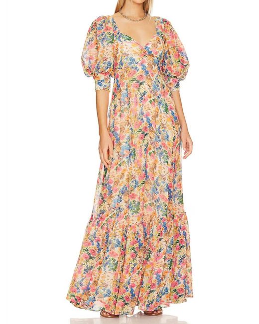 byTiMo Multicolor Georgette Gown