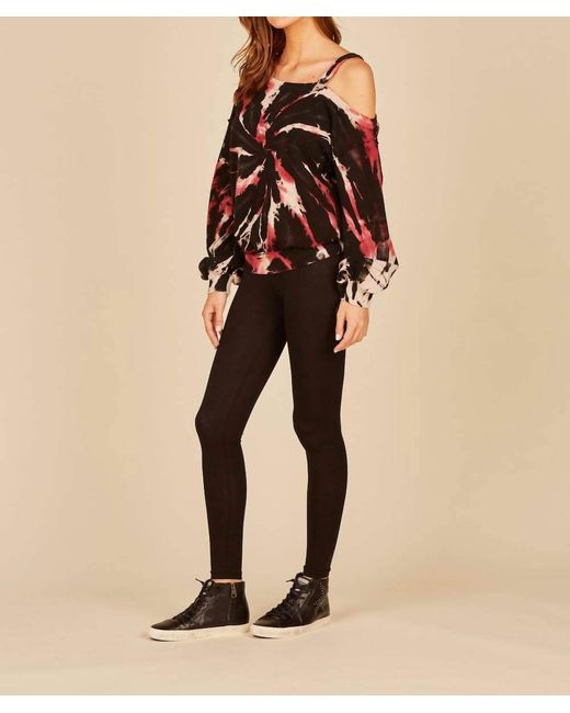 Vintage Havana Natural Cold Shoulder Sweatshirt