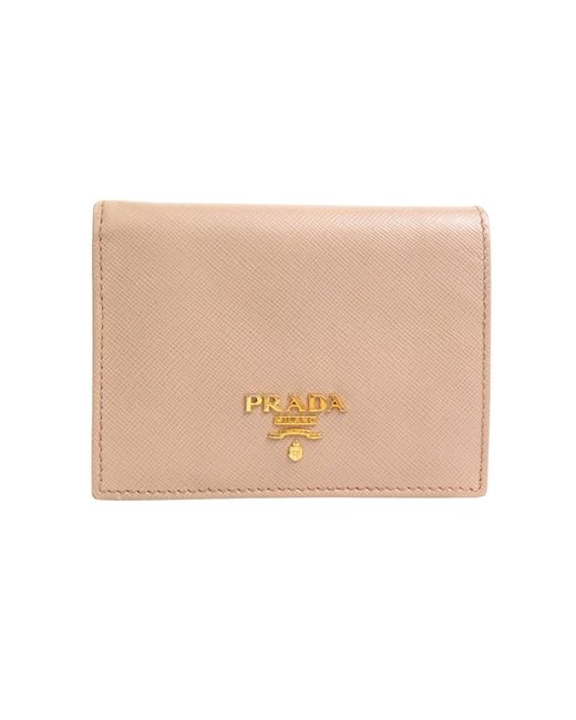 Prada Natural Leather Wallet (pre-owned)