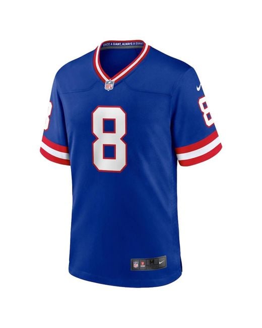 Nike Blue Daniel Jones Royal New York Giants Classic Player Game Jersey for men
