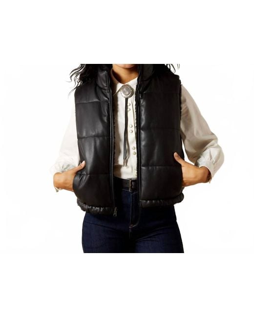 Ariat Black Echo Reversible Vest