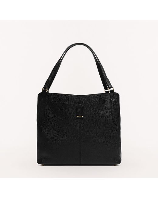 Furla Dafne Hobo M in Black Lyst