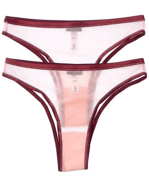 Cosabella Pink 2Pk Soire Confidence 2Tone Brazilian Minikini