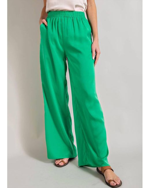 Eesome Green Straight Leg Pocket Pants