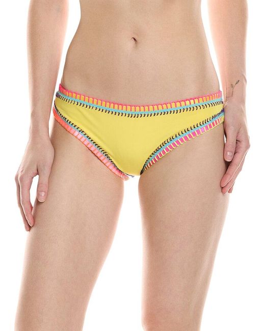 Platinum inspired by Solange Ferrarini Yellow Bikini Bottom